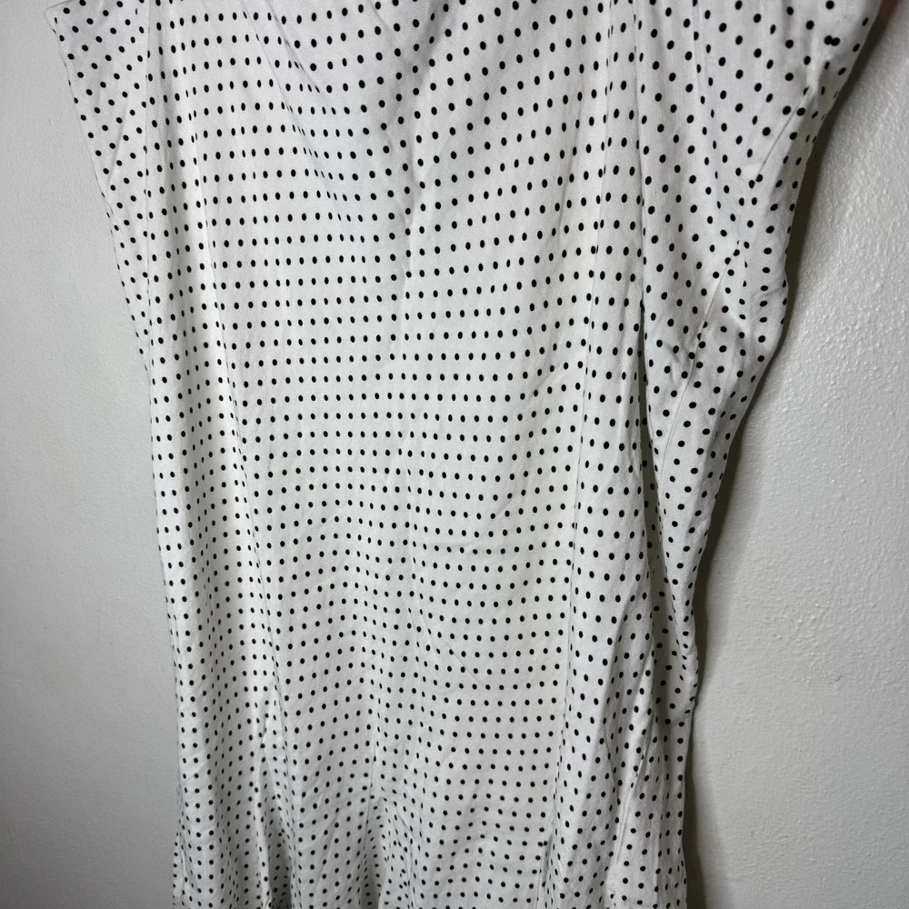 Kate Spade NY x Target‎ PolkaDot Linen Blend Fit & Flare Midi Skirt Women's 3X